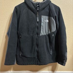 The North Face Kids Black and Gray Puffer Jacket
